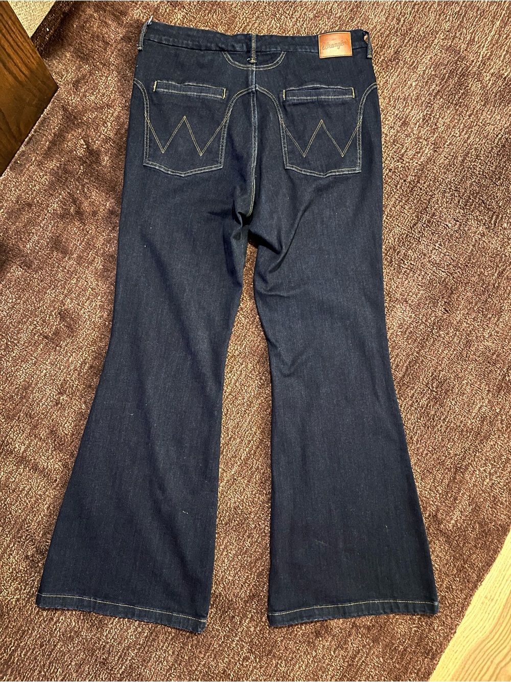 Wrangler Women's Dark Indigo Flare Jeans